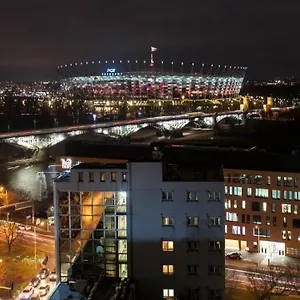 River Front, Great View From 14th Floor, Next To Pge Narodowy Stadium, Torwar - By Warsawskyline Warszawa